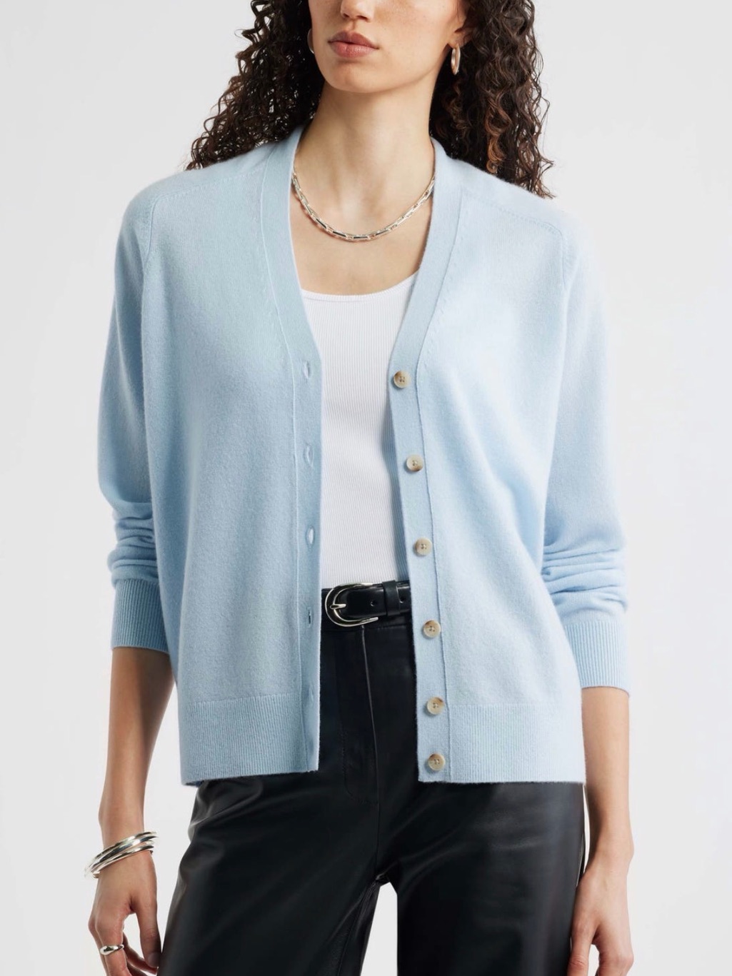 Nwt - Nordstrom Cashmere V-Neck Cardigan
